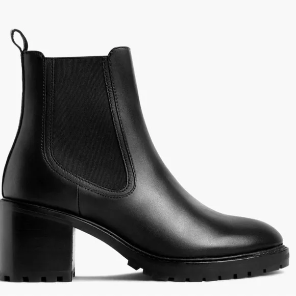 Thursday Boot Company Knockout Boot in Black (Size: 8) - Heeled Chelsea Boot - Picture 2 of 8